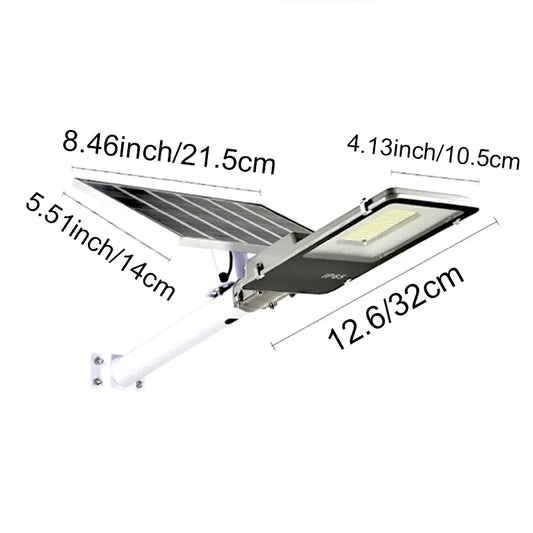 1000W Solar Street Light Outdoor Solar Street Light IP65 Waterproof Automatic Dusk to Dawn Street Light for Garage Garden